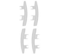 cyclingcolors 4x Embout guidage de lame de volet roulant en PVC blanc Coulisse Maintien Treuil Fenêtre Store Ouverture Fermeture Tablier, pour lame PVC de 55 x 14