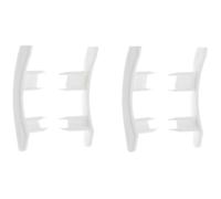 cyclingcolors 4x Embout guidage de lame de volet roulant en PVC blanc Coulisse Maintien Treuil Fenêtre Store Ouverture Fermeture Tablier, pour lame PVC de 42 x 8 mm