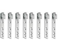 cyclingcolors 4x Ferrure de suspension meuble acier zingué à visser droit 14 x 70mm pour élément haut Armoire Cuisine Salle de bain Raccord Connecteur Support Fixation Assembleur Butée (Lot de 2)