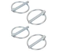 cyclingcolors 4x Goupille clip acier zingué diamètre 7mm x longueur 43mm tondeuse tracteur motoculteur remorque