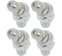 cyclingcolors 4x graisseur M6x1 angle 45° embout graissage pompe à graisse manuelle hydraulique tracteur engin agricole tractopelle