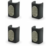 cyclingcolors 4x patin avec feutre pour pied de meuble table chaise embout tube rond rectangulaire protection sol parquet (Diamètre D1 (mm): 21-22)