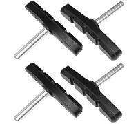 4X Patin de Frein vélo 2 Paires 70mm symétrique à Tige Compatible avec pour Shimano Tektro Avid Sram Jante Cycle VTT VTC Ville