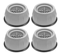cyclingcolors 4x Patin Pied Machine à Laver avec Patin Semelle en Caoutchouc Cale Anti Vibration Sèche Linge Réfrigérateur Lave Linge Tampon