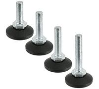 cyclingcolors 4X Pied réglable vérin vis de réglage Acier galvanisé Ajustable Poussoir butée Acier Meuble Outillage, M8x20mm