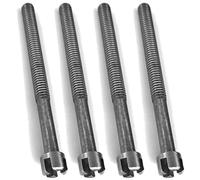 cyclingcolors 4X Vis de lit tête en Croix en Acier Brut diamètre 8mm x 100mm Pas 150mm Vis Filetage Direct Meuble Réparation Remplacement Armoire Assemblage