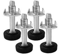 cyclingcolors 4X vis Pied de Meuble + 4X écrous à Griffe M4 M5 ou M6 réglable Embout Table Chaise étagère (M6x33)