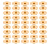 cyclingcolors 50x Cache vis capuchon Plastique tête Plate CHC et FHC 15mm 6 pans Creux Allen SW4 Hexagonal protection bouchon recouvrement meuble, pin
