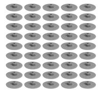 cyclingcolors 50x Cache vis capuchon Plastique tête Plate CHC et FHC 15mm 6 pans Creux Allen SW4 Hexagonal protection bouchon recouvrement meuble, gris RAL 7037
