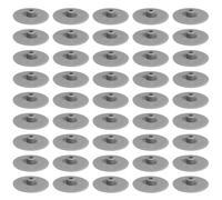 cyclingcolors 50x Cache vis capuchon Plastique tête Plate CHC et FHC 15mm 6 pans Creux Allen SW4 Hexagonal protection bouchon recouvrement meuble, gris RAL 9007