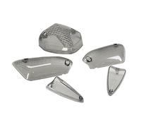 5x Cabochon Clignotant Avant Arrière Protection Plastique Moto Scooter Mobylette Compatible Avec Mbk Nitro Yamaha Aerox