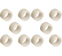 cyclingcolors 5x coussinet entretoise cylindrique plastique nylon vis rondelle palier lisse roulement précision isolation, 10 x 12 x 10mm (Lot de 2)