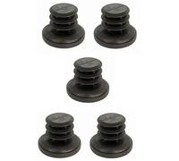 5x embout de tube rond rentrant pied chaise diamètre d = 19mm 20mm meuble table plastique noir patin