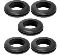 cyclingcolors 5x passe fil caoutchouc câble attache rond oeillet encastrable bureau mural tube support boitier armoire électrique (D1 = 30 x d =25 x H1 = 3 mm)