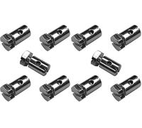 cyclingcolors 5x serre câble universel à visser butée fixation câble vélo cyclo moto scooter tondeuse tracteur (6x9mm) (Lot de 2)