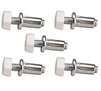 cyclingcolors 5x vérin vis filetage M6 réglage meuble avec patin plastique 6 pans pied table chaise cuisine réglable en hauteur