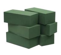 cyclingcolors 6x Mousse art floral brique rectangle 23x10,5x7cm éponge vert séche enfichable artisanat découpe poterie pot bloc fête mariage anniversaire
