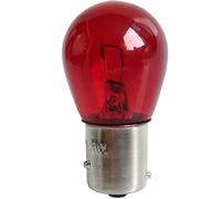 cyclingcolors ampoule 12V 21W BAW15S PR21W rouge 12088 7508 ergots décalés simple filament feu arrière stop brouillard arrière voiture électrique
