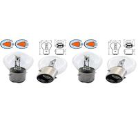 cyclingcolors ampoule 6v 25/25w ba20d moto cyclomoteur mobylette scooter projecteur lampe (Lot de 2)