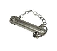 cyclingcolors Axe d'attelage avec Chaine et goupille diamètre 19mm x Longueur 96mm Barre supérieure remorque Tracteur Camion Machine agricole Piton Broche Chape