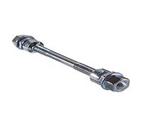 cyclingcolors axe de Roue Avant vélo Plein Argent 8mm x 135mm moyeu VTT Route Course Fixie singlespeed vill