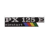 cyclingcolors Badge Panneau latéral Compatible avec Piaggio Vespa PX 125E ELESTART Logo écusson carrosserie Restauration Scooter référence Origine 198179