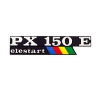 cyclingcolors Badge Panneau latéral Compatible avec Piaggio Vespa PX150cc ELESTART Logo écusson carrosserie Restauration Scooter référence Origine 198657
