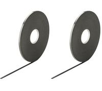 cyclingcolors Bande d'étanchéité adhésive autocollante mousse polypropylène fenêtre porte garage joint rouleau Garniture Vitrage Construction Polyvalent Isolant Seuil, 12mm x 2mm x 20m (Lot de 2)