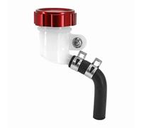 cyclingcolors bocal réservoir de maitre cylindre de frein universel rond diamètre 42mm bouchon aluminium rouge