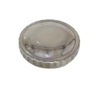 cyclingcolors bouchon d'essence moto scooter mobylette compatible avec mbk booster yamaha bw's chromé 30mm x 53mm entraxe 36mm