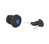 cyclingcolors bouchon d'essence moto scooter mobylette compatible avec mbk motobecane av88 au 68 diamètre 38mm noir à clé