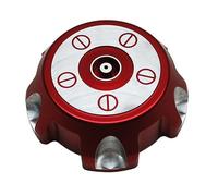 cyclingcolors bouchon d'essence moto scooter mobylette compatible avec mbk x limit yamaha dtr aluminium rouge