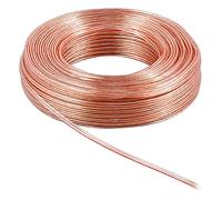 cyclingcolors Câble bipolaire 2 fils 0,5mm² blanc rouge AWG isolant PVC 50V 2x8A Fil électrique Maison Lumière Lampe Ruban LED Eclairage, 5 mètres