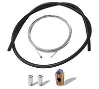 cyclingcolors câble d'accélérateur moto performance avec gaine serre-câble embouts compatible avec carburateur dellorto cyclomoteur scooter mobylette 50cc, noir