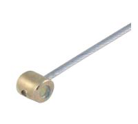 cyclingcolors cable d'accélérateur moto scooter cyclomoteur mobylette diamètre 1,2mm longueur 2m tête Ø 5,5x6,5