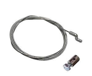 cyclingcolors Câble d'accélérateur tondeuse avec serre-câble 6x9mm kit réparation embout motoculture