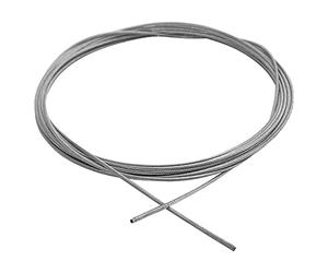 cyclingcolors câble souple acier galvanisé fil métallique torsadé flexible universel, longueur 5m (2mm)