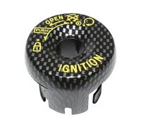 cyclingcolors capuchon de contacteur à clé moto scooter mobylette compatible avec mbk booster nitro yamaha bw's carbone