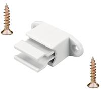 cyclingcolors Clip bloqueur de manivelle volet Roulant réglable blanc Support Guide Manette Plastique 14mm Universel fenêtre Mur à Visser