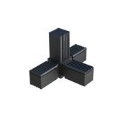 cyclingcolors connecteur plastique pour tube carré 20x20 25x25 30x30 étagère armoire 20mm 25mm 30mm raccord (X (30mm))