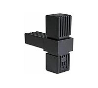 cyclingcolors connecteur plastique pour tube carré 20x20 25x25 30x30 étagère armoire 20mm 25mm 30mm raccord (T (25mm))