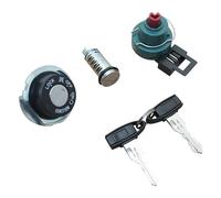 cyclingcolors contacteur à clé moto scooter mobylette compatible avec piaggio zip fly liberty vespa lx gilera ice runner avec commutateur et serrure