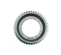cyclingcolors couronne moto scooter mobylette cyclomoteur compatible avec peugeot 103 roue aluminium 43 dents alésage 98mm 10 trous