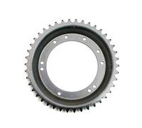 cyclingcolors couronne moto scooter mobylette cyclomoteur compatible avec peugeot 103 roue aluminium 42 dents alésage 98mm 10 trous