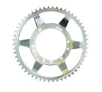 cyclingcolors couronne moto scooter mobylette cyclomoteur compatible avec peugeot 103 roue baton acier 54 dents alésage 94mm 10 trous