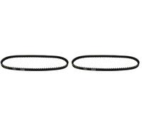 cyclingcolors courroie de transmission crantée compatible avec MBK 51 moto mobylette cyclomoteur scooter (Lot de 2)