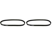 cyclingcolors courroie de transmission crantée compatible avec MBK booster nitro ovetto stunt aerox BW's slider moto mobylette cyclomoteur scooter (Lot de 2)