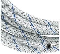 cyclingcolors Durite essence 10mm fil tressé galvanisé et fil bleu haute qualité spéciale hydrocarbure Tuyau Carburant Essence Huile NBR Etanchéité voiture moto tracteur tondeuse scooter (longueur 2m)