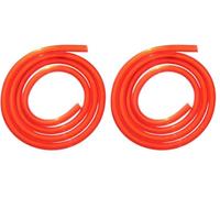 cyclingcolors Durite essence rouge translucide haute qualité spéciale hydrocarbure Huile Tuyau Carburant moto scooter quad, Ø 4,5mm x 1 mètre (Lot de 2)