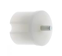 cyclingcolors embout de tube de volet roulant octogonal fenêtre sortie plastique, pour tube Ø 40 mm rainuré sortie Ø 6 mm mâle